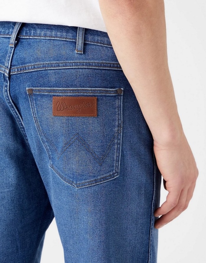 WRANGLER FRONTIER MĘSKIE SPODNIE JEANSOWE COWBOY HERO W16VU823O 112322848