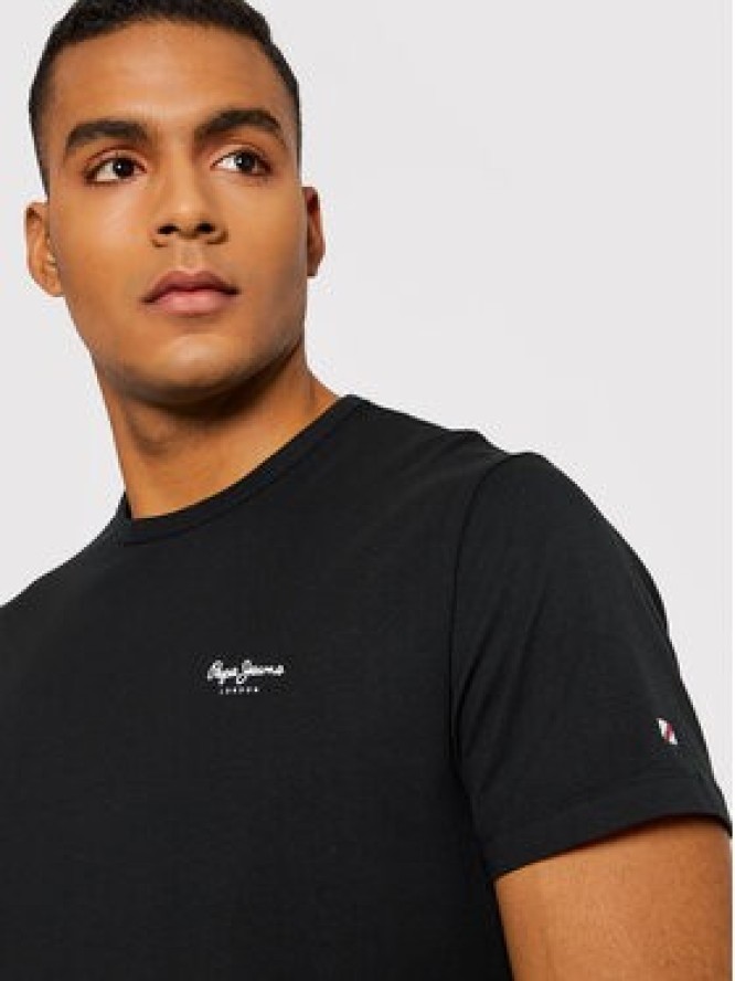 Pepe Jeans T-Shirt Original Basic 3 N PM508212 Czarny Slim Fit