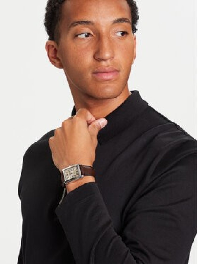 Fossil Zegarek Carraway FS6012 Brązowy