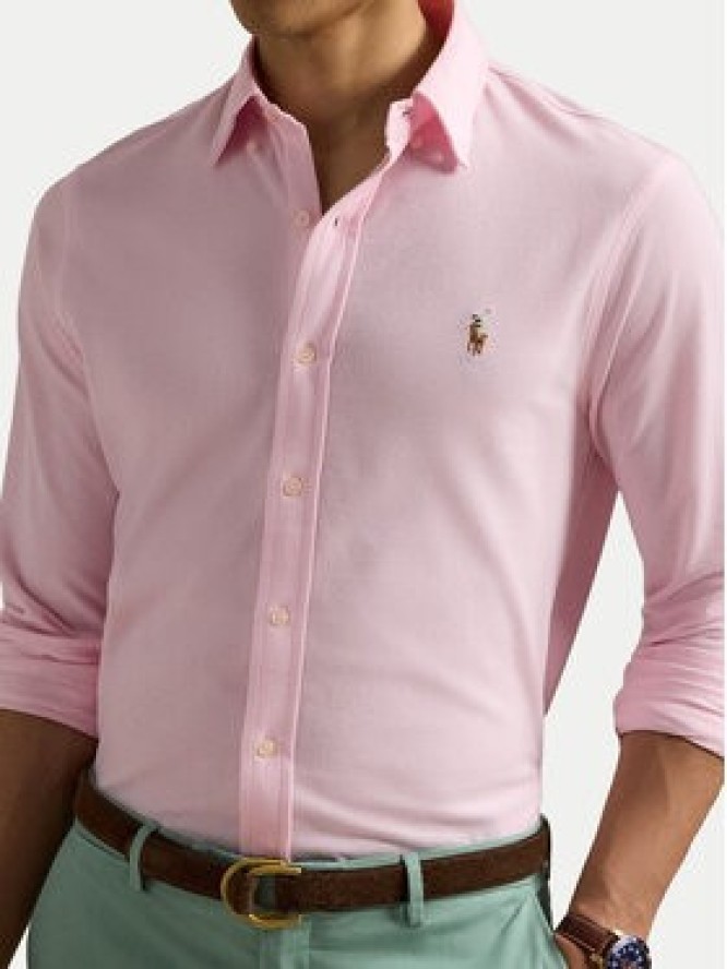 Polo Ralph Lauren Koszula 710932545012 Różowy Slim Fit