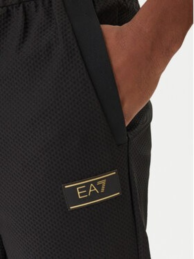 EA7 Emporio Armani Spodnie dresowe 7M001341 AF21099 Czarny Regular Fit