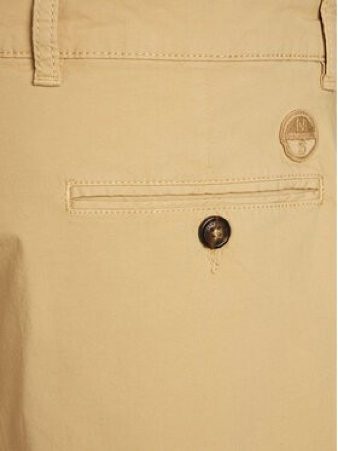 North Sails Szorty materiałowe Freedom 673099 Beżowy Regular Fit