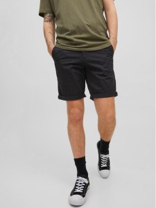 Jack & Jones Szorty materiałowe Bowie 12165604 Czarny Regular Fit