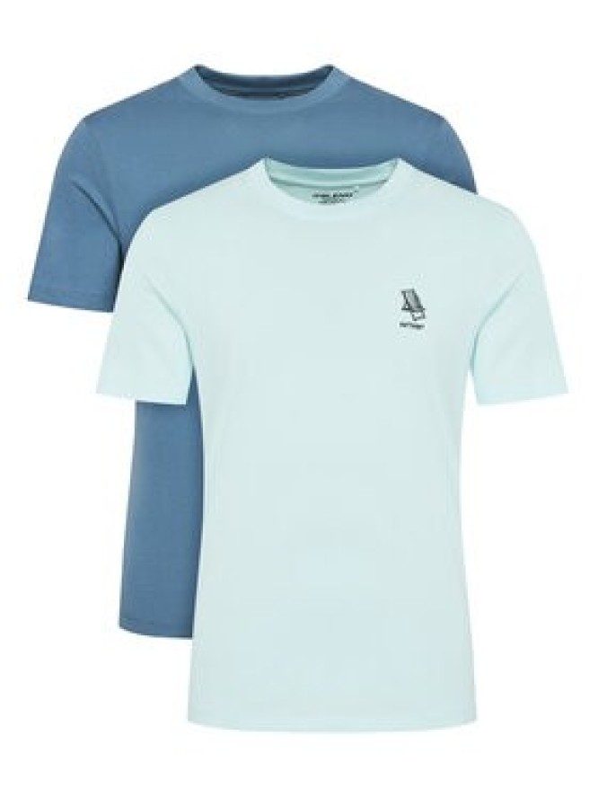 Blend T-Shirt 20718848 Turkusowy Regular Fit