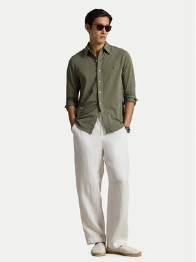 Polo Ralph Lauren Koszula 710654408504 Khaki Regular Fit