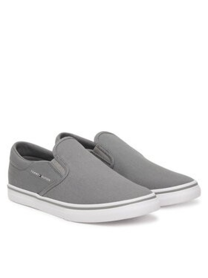 Tommy Hilfiger Tenisówki Vulc Core Slip On FM0FM05689 Szary