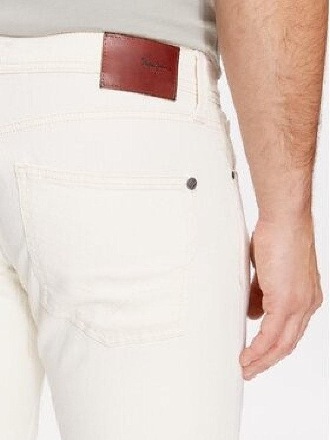 Pepe Jeans Jeansy PM207390WI5 Écru Tapered Fit