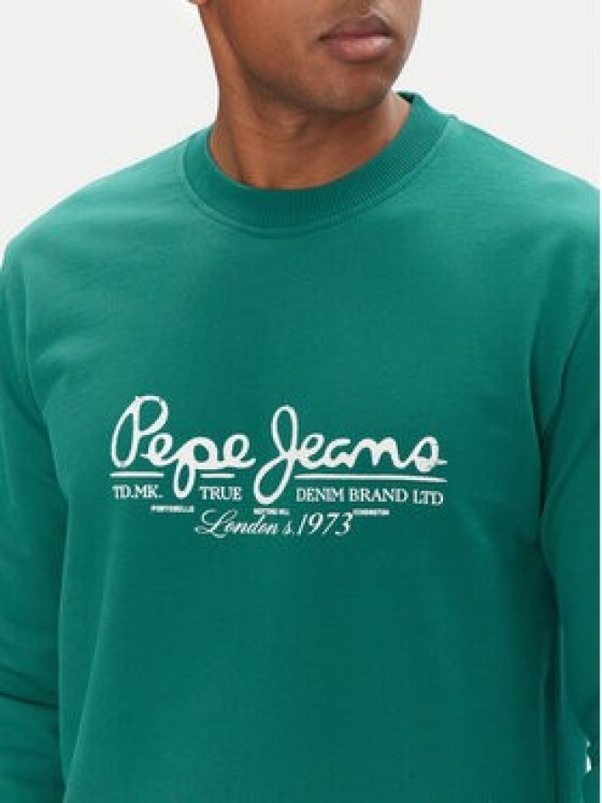 Pepe Jeans Bluza Dumas PM582832 Zielony Regular Fit