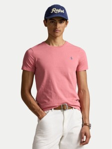 Polo Ralph Lauren T-Shirt 710671438433 Różowy Custom Slim Fit