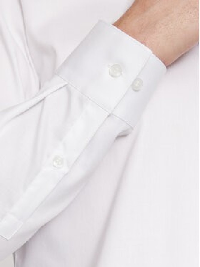 Calvin Klein Koszula K10K108426 Biały Slim Fit