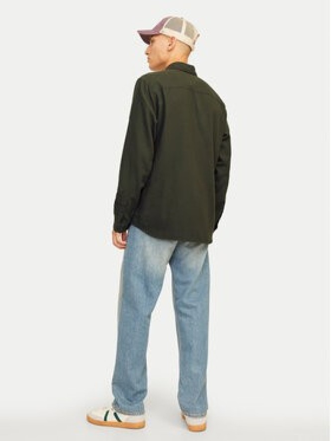 Jack & Jones Koszula Joshua 12258429 Zielony Slim Fit