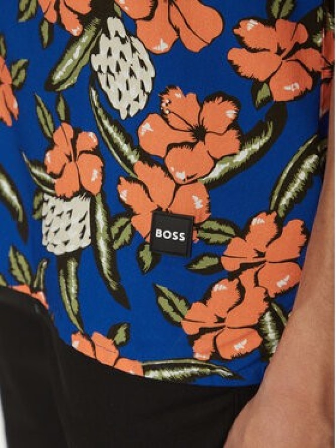 BOSS Koszula Beach 50535793 Niebieski Regular Fit
