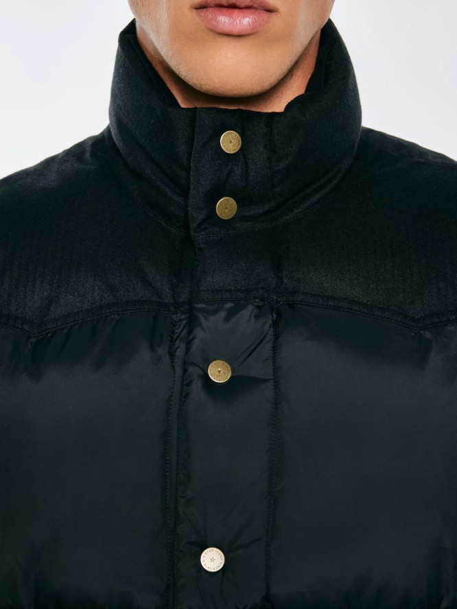 Kamizelka męska pikowana czarna Agrib 906