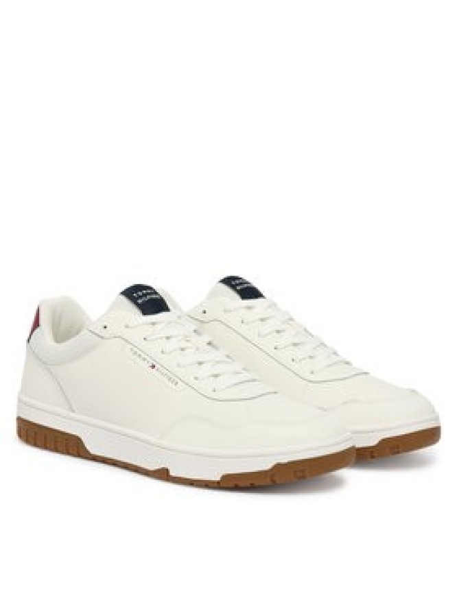 Tommy Hilfiger Sneakersy Th Basket Core Lite Lth FM0FM05713 Biały