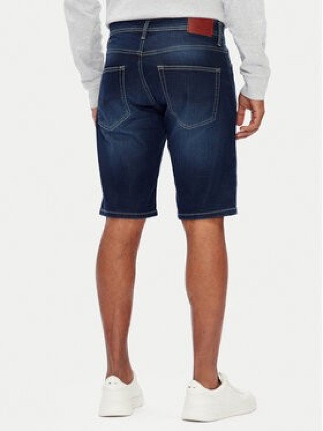 Pepe Jeans Szorty jeansowe PM801075 Granatowy Slim Fit