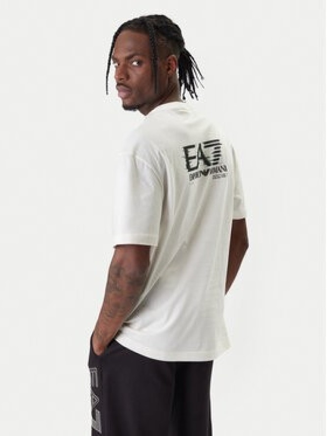 EA7 Emporio Armani T-Shirt 7M001327 AF17789 U0004 Écru Relaxed Fit