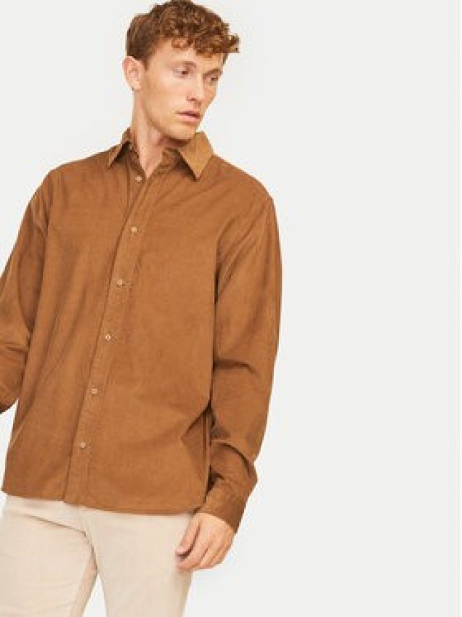 Jack & Jones Koszula Cregent 12260725 Brązowy Comfort Fit