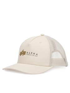 Alpha Industries Czapka z daszkiem Label 106901 Écru
