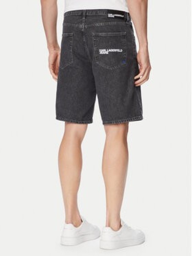 Karl Lagerfeld Jeans Szorty jeansowe B2M10077 Szary Straight Fit