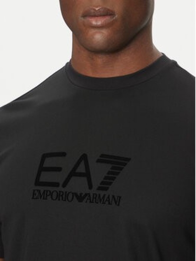 EA7 Emporio Armani T-Shirt 7M000092 AF13870 UC001 Czarny Regular Fit