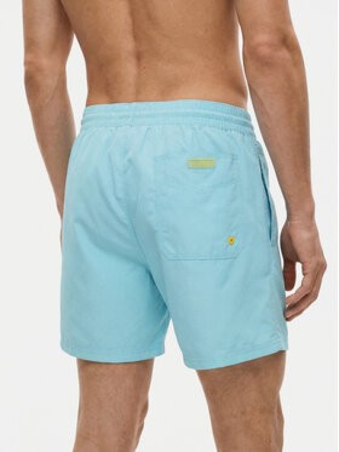 Guess Szorty kąpielowe F6GT25 WG282 SHORT Niebieski jasny Regular Fit