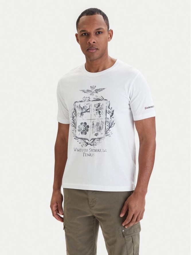 Aeronautica Militare T-Shirt 261TS2540UJ00727 Biały Regular Fit