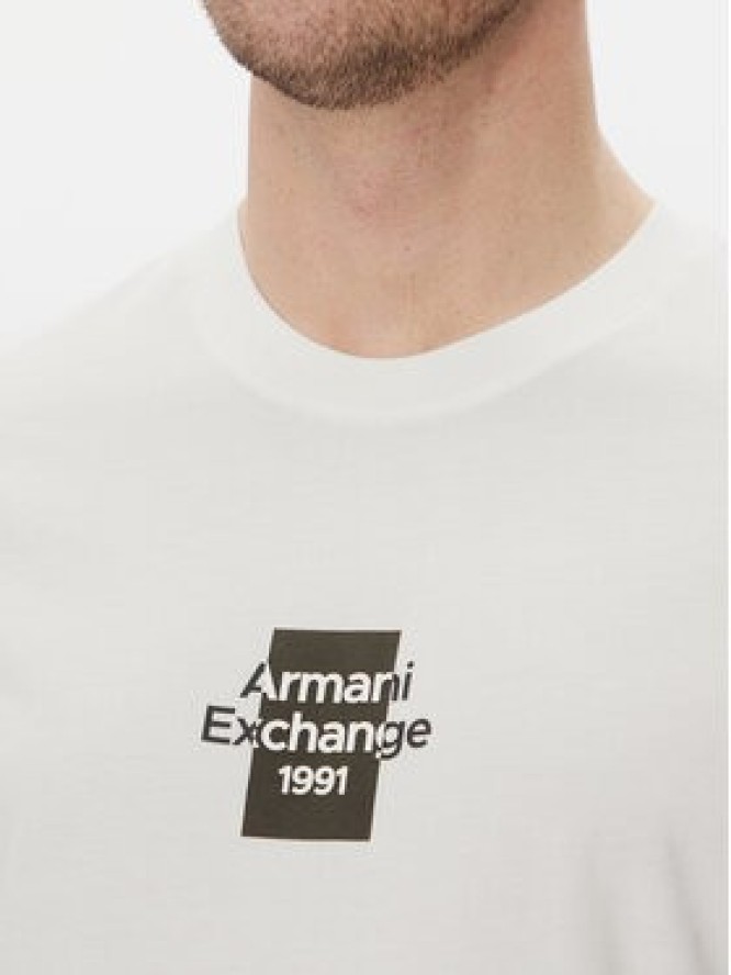 Armani Exchange T-Shirt XM000767 AF12308 U0009 Biały Regular Fit
