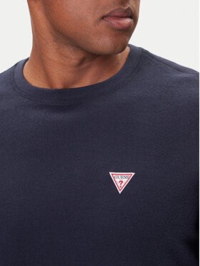 Guess Jeans Longsleeve M4BI77 KCII1 Granatowy Regular Fit