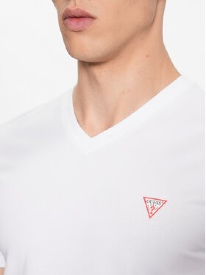 Guess T-Shirt M2YI32 J1314 Biały Slim Fit