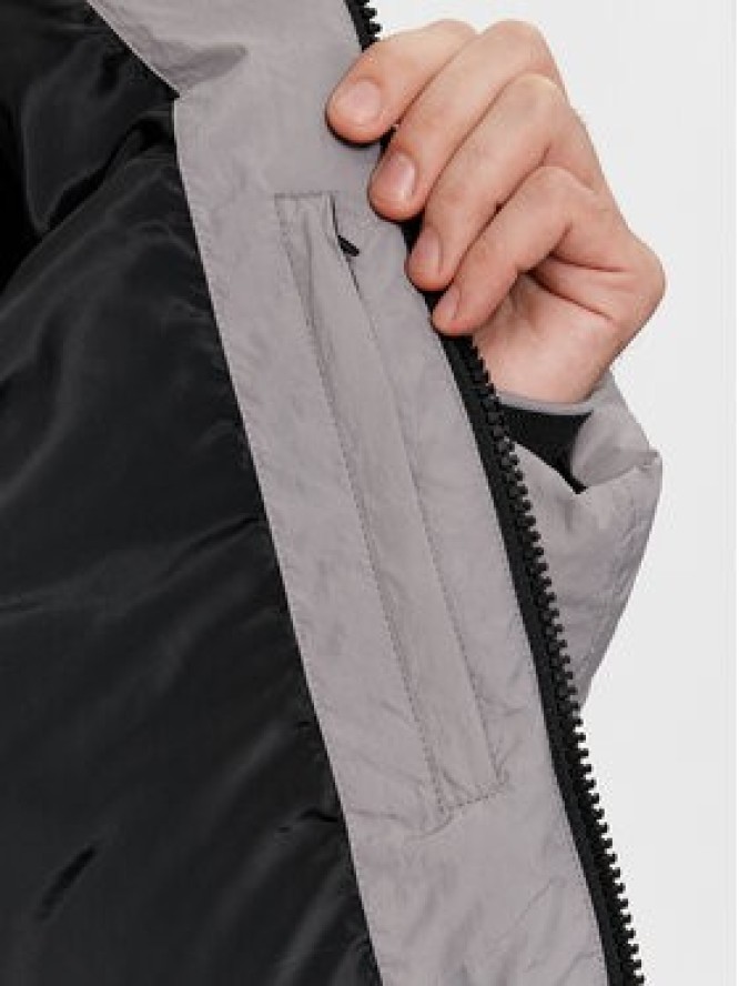 Calvin Klein Kurtka zimowa Crinkle K10K110336 Szary Regular Fit