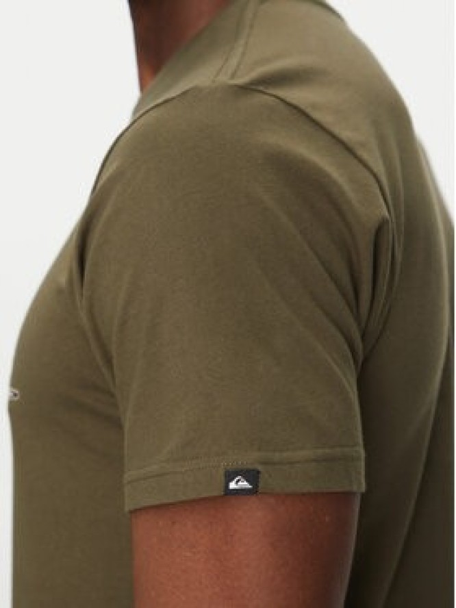 Quiksilver T-Shirt EQYZT08056 Zielony Regular Fit