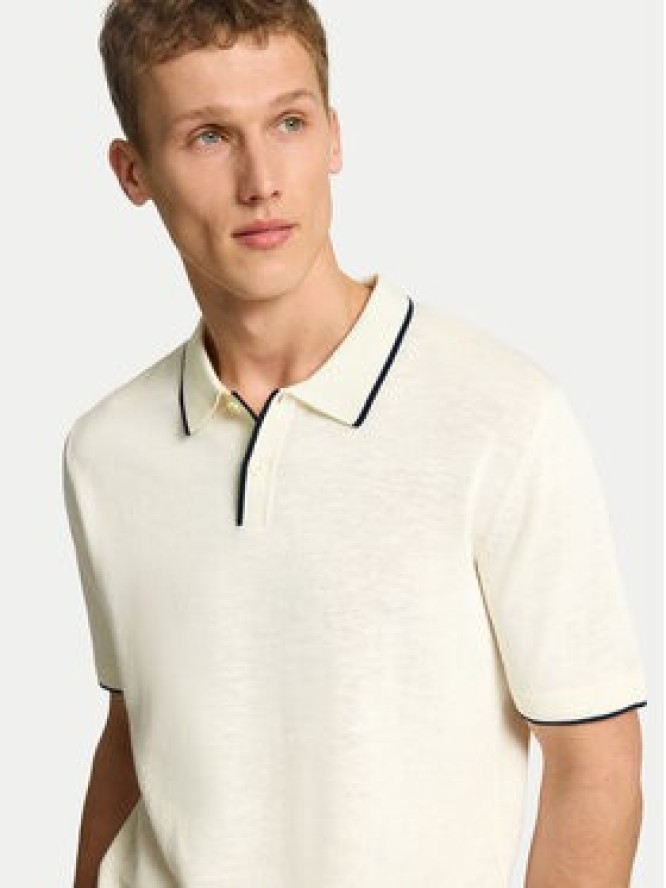 Selected Homme Sweter 16096391 Beżowy Regular Fit