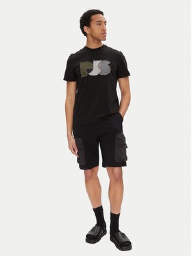 Parajumpers T-Shirt Leland 25SMPMTSGT09 Czarny Regular Fit