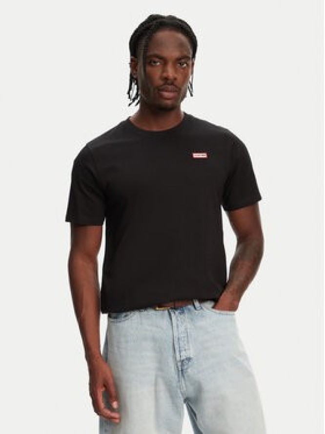 Hunter T-Shirt Raasay Graphic HARM0034251 Czarny Regular Fit