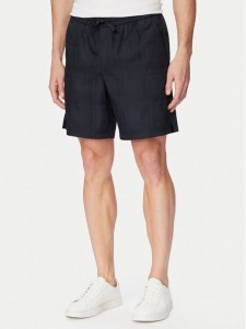 BOSS Szorty materiałowe Sandrew 50559371 Granatowy Regular Fit