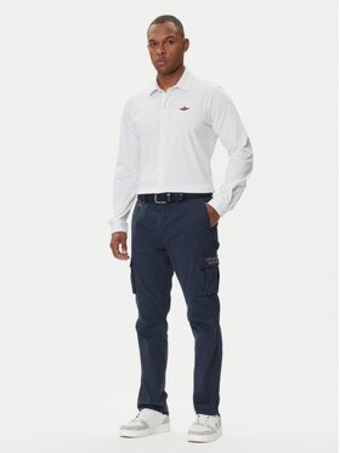 Aeronautica Militare Koszula 252CA1265UP00342 Biały Regular Fit