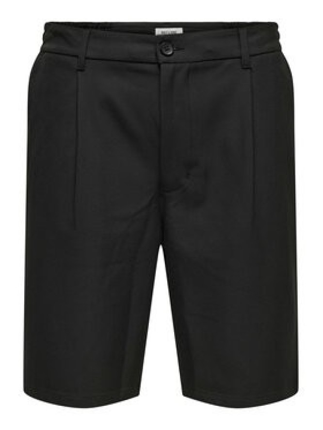 Only & Sons Szorty materiałowe Lou 22032473 Czarny Regular Fit