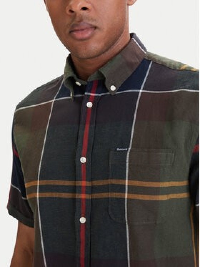 Barbour Koszula Douglas MSH5077TN11 Zielony ciemny Regular Fit