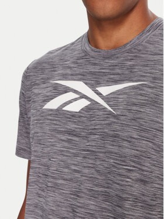 Reebok T-Shirt Vector Standard RK25179CCM Szary Regular Fit