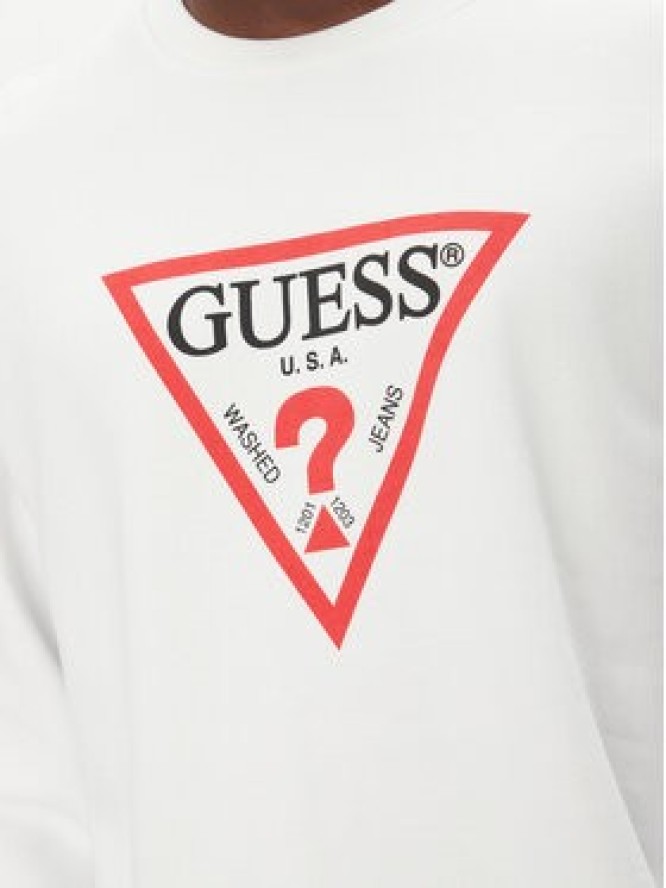 Guess Jeans Bluza M4YQ21 K9V31 Biały Oversize