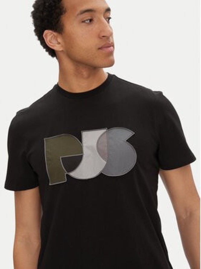 Parajumpers T-Shirt Leland 25SMPMTSGT09 Czarny Regular Fit