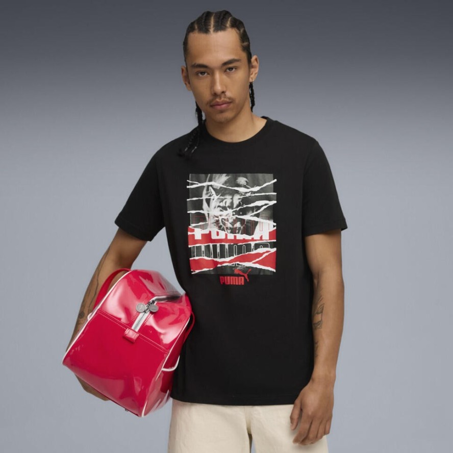 Męska koszulka z nadrukiem fotograficznym PUMA