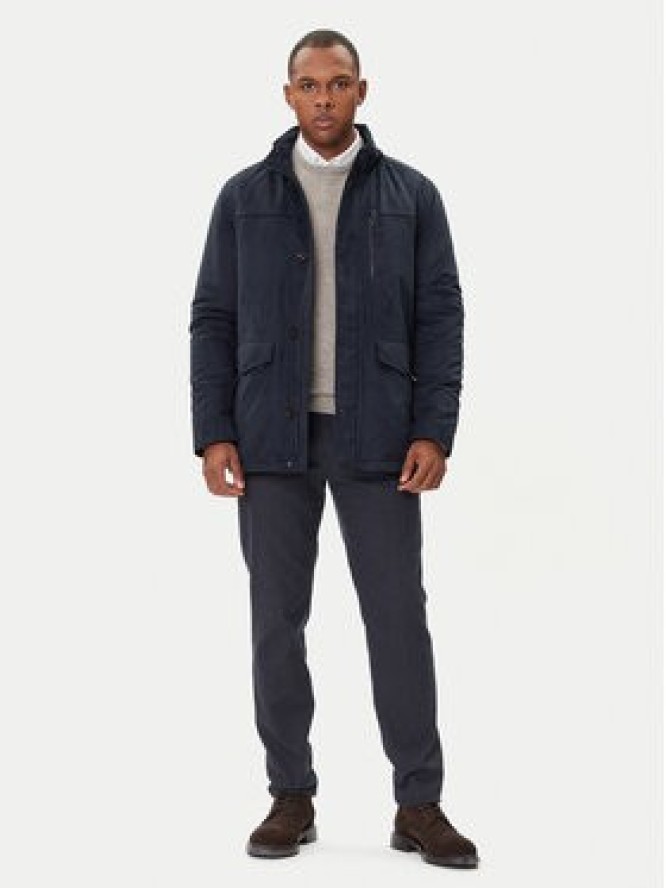 Bugatti Kurtka przejściowa 877400 81018 D Granatowy Regular Fit