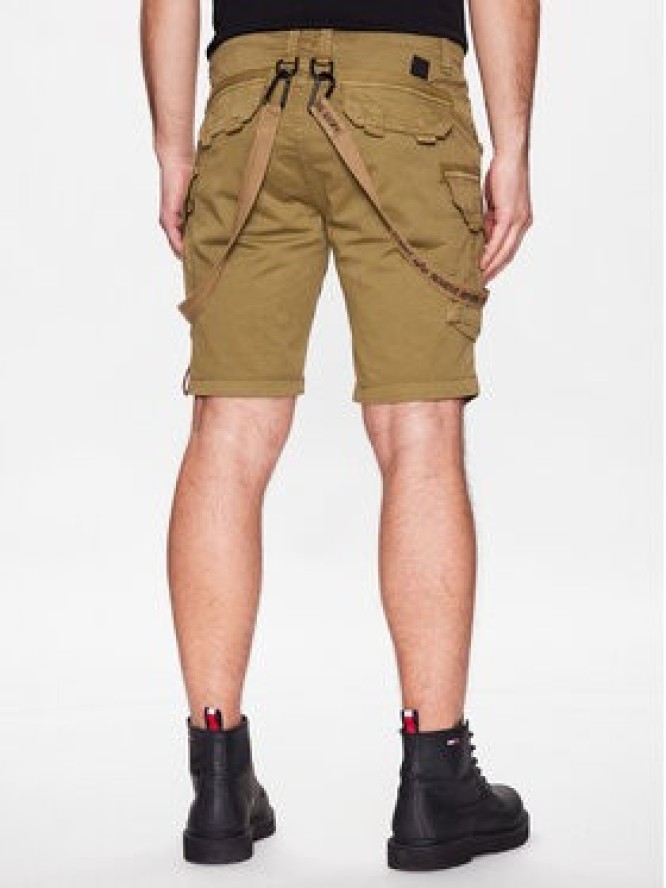 Alpha Industries Szorty materiałowe Utility 116213 Beżowy Slim Fit