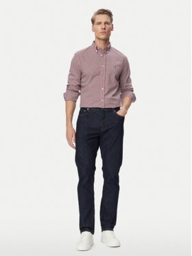 Tommy Hilfiger Koszula Gingham MW0MW43319 Czerwony Regular Fit