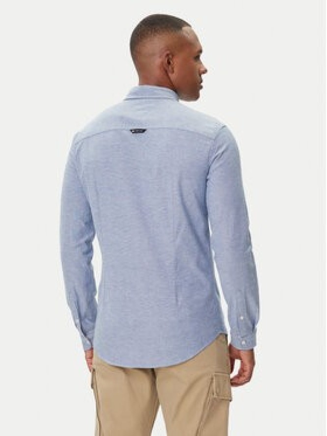 Tommy Jeans Koszula Oxford DM0DM09594 Niebieski Slim Fit