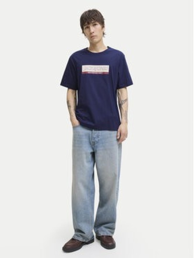 Jack & Jones T-Shirt Rinwood 12283628 Niebieski Regular Fit