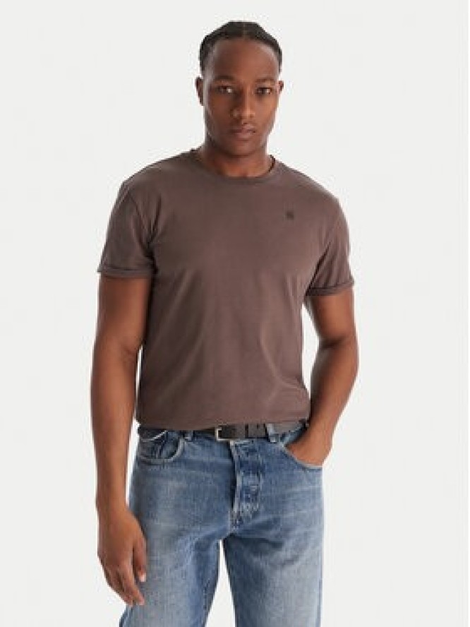 G-Star Raw T-Shirt Text Back D25971-2653 Niebieski Relaxed Fit