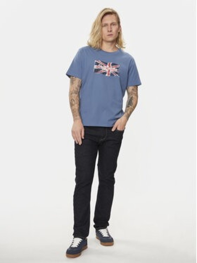 Pepe Jeans Jeansy PM207388 Granatowy Slim Fit