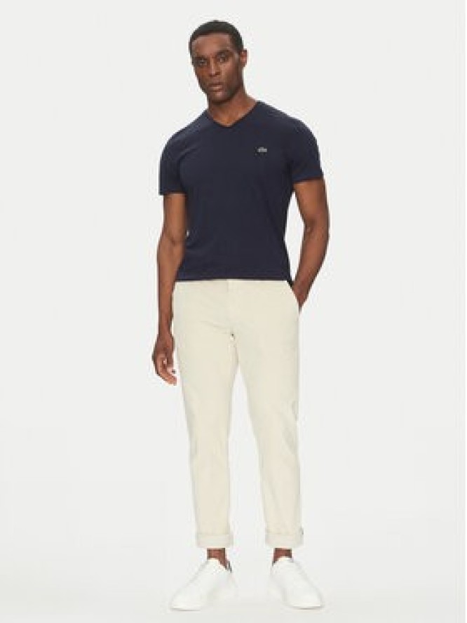 Lacoste T-Shirt TH6710 Granatowy Regular Fit